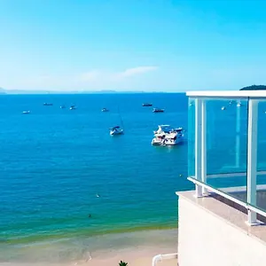 Mergulho No Mar De Jurerê Com Vista Frontal Apartamento